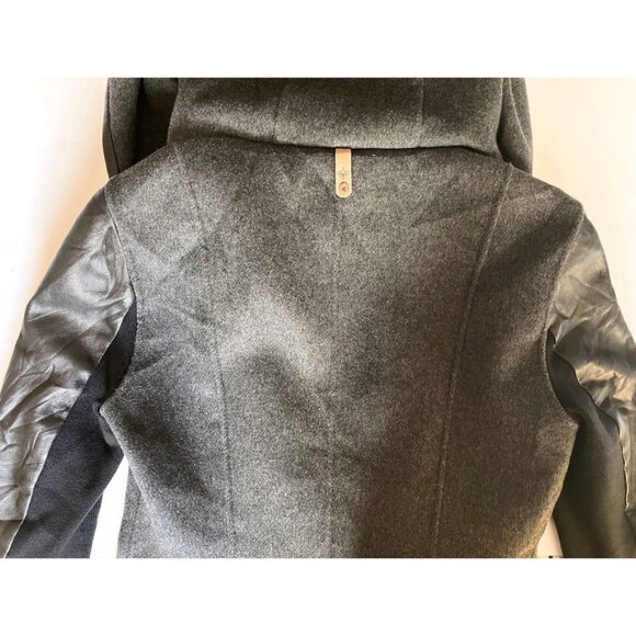 Mackage Edith with Leather Sleeves Coat Black Size XS - Picture 6 of 10